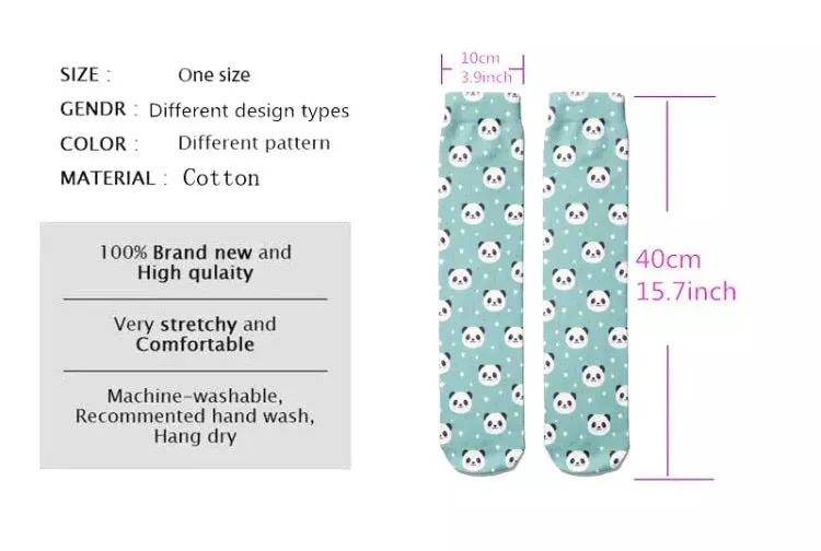 💝 Socks: Bunny Rabbit BlueGray