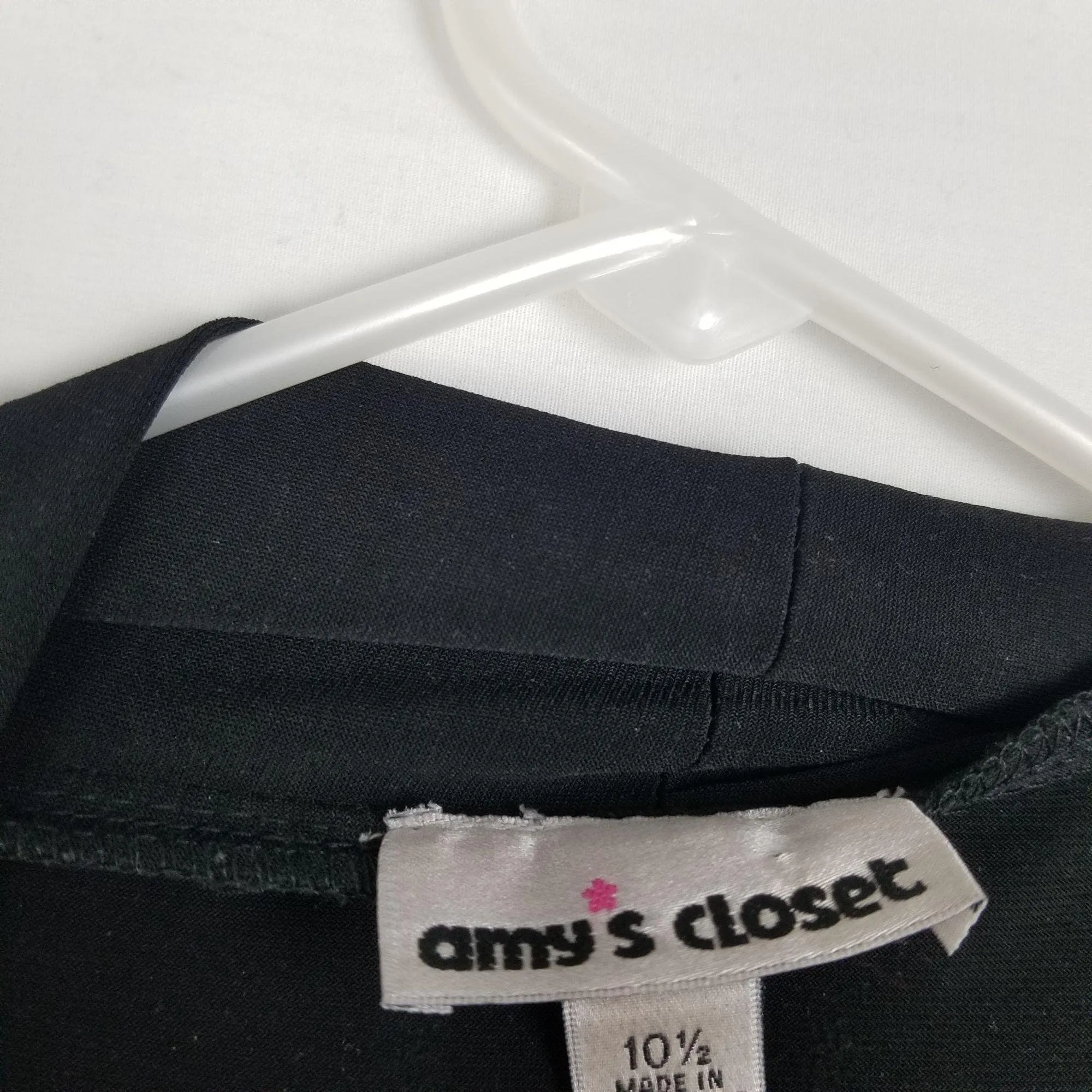 00's Black and White Ruched Mini Dress Shawl by Amy's Closet