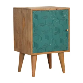 Acadia Solid Wood 1 Door Bedside Table