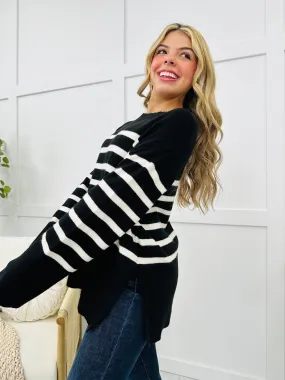 Autumn Comforts Sweater In Black
