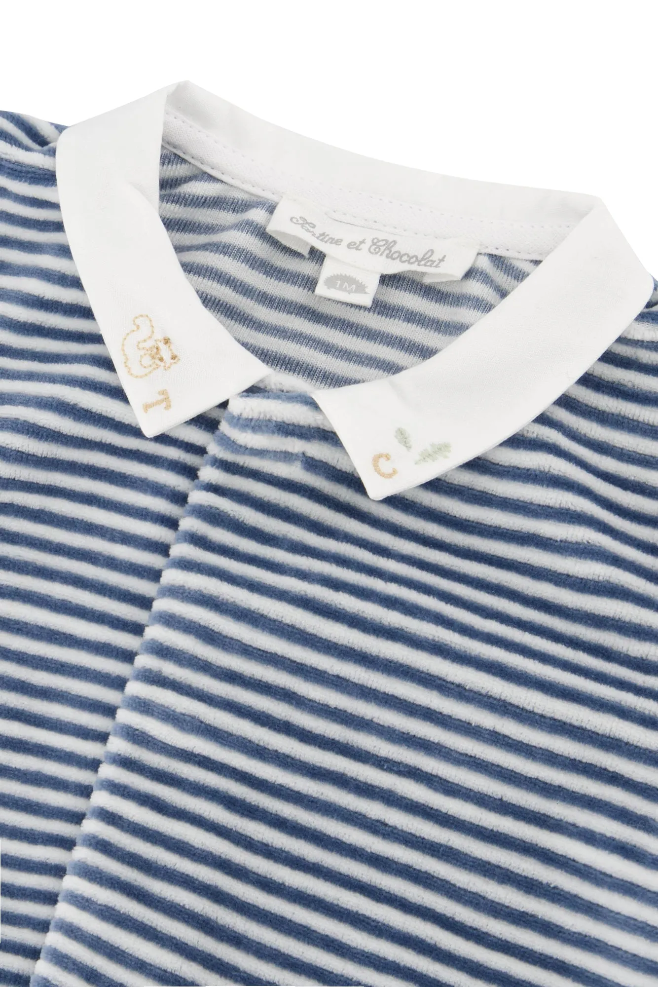 Babygrow - Blue Striped Thunderstorm