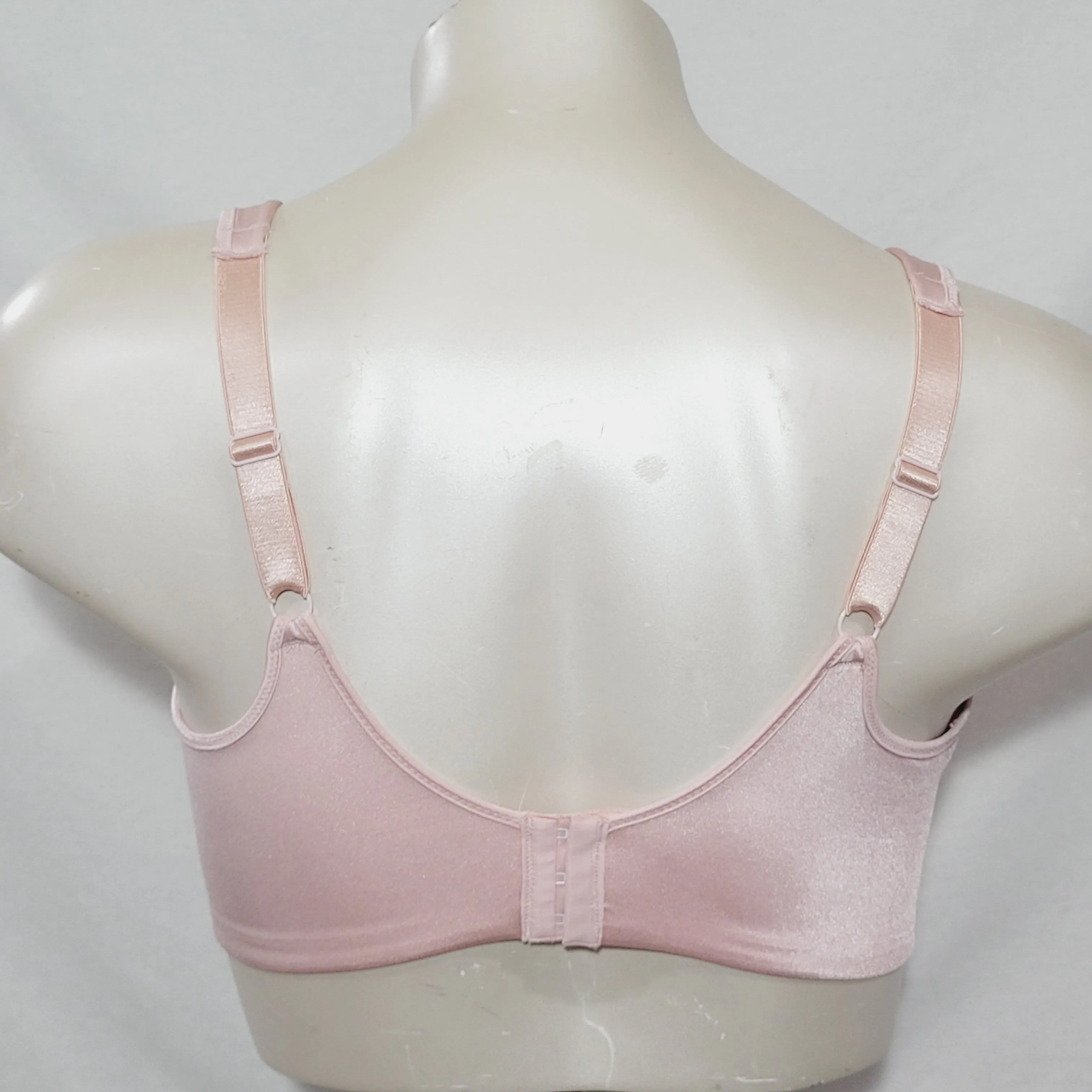 Bali DFD653 D653 Lace Desire Natural Lift Underwire Bra 42DD Sheer Pale NWT