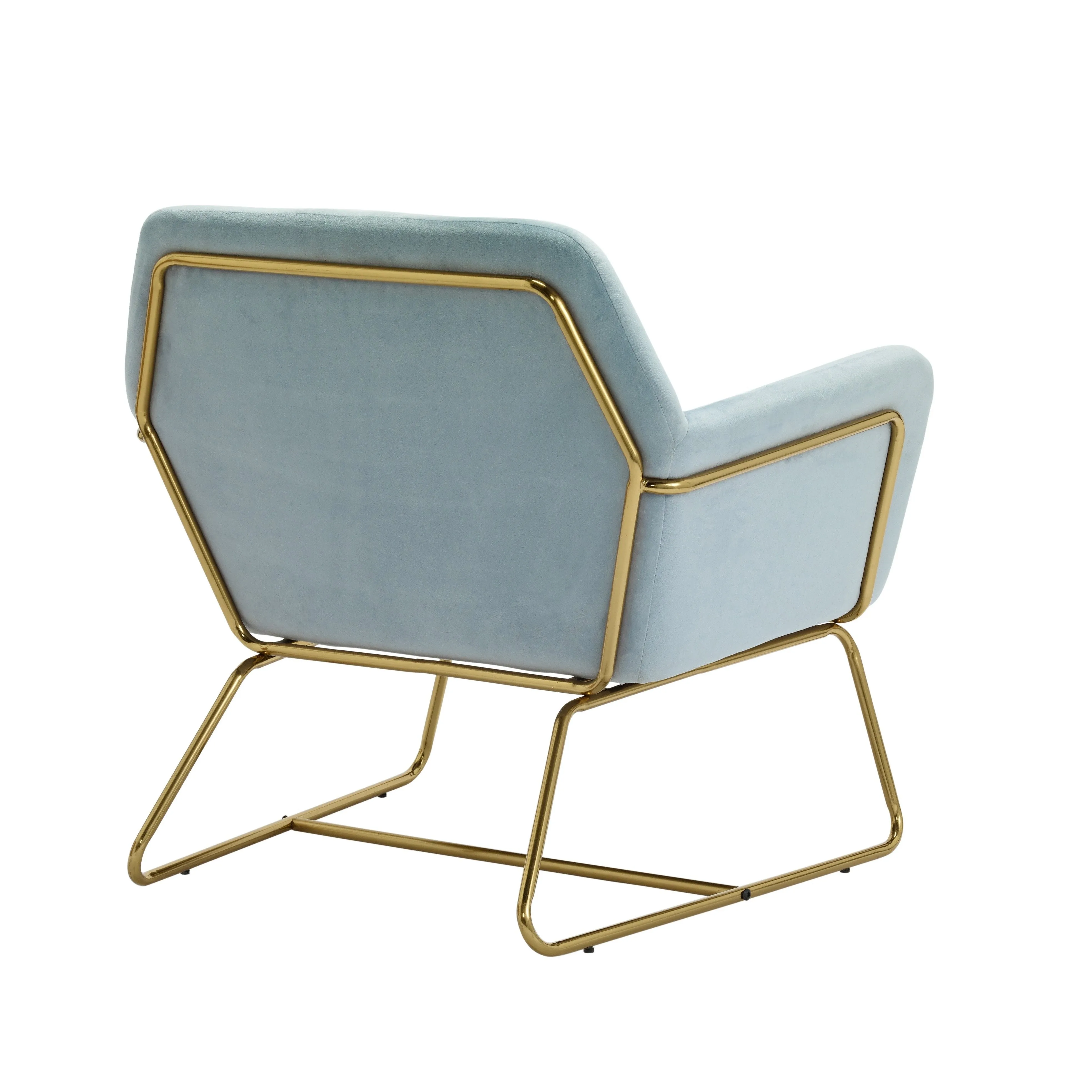 Charles Velvet Contemporary Armchair
