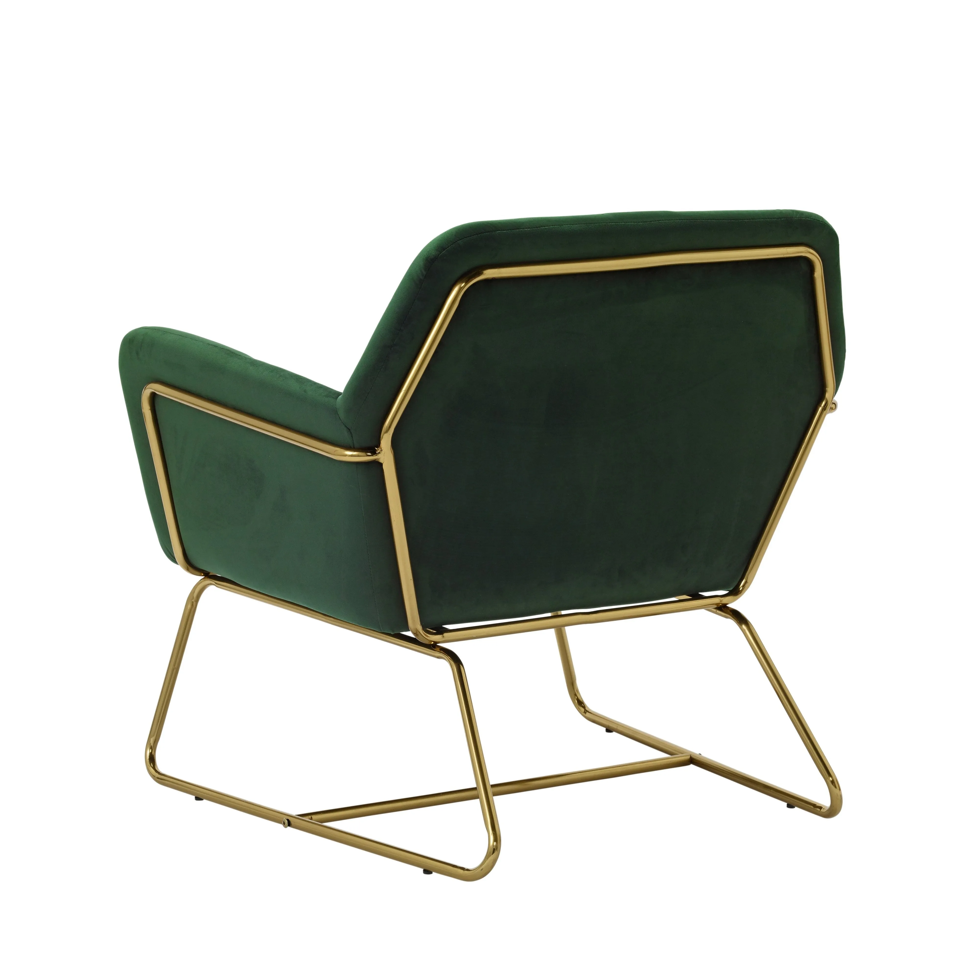 Charles Velvet Contemporary Armchair