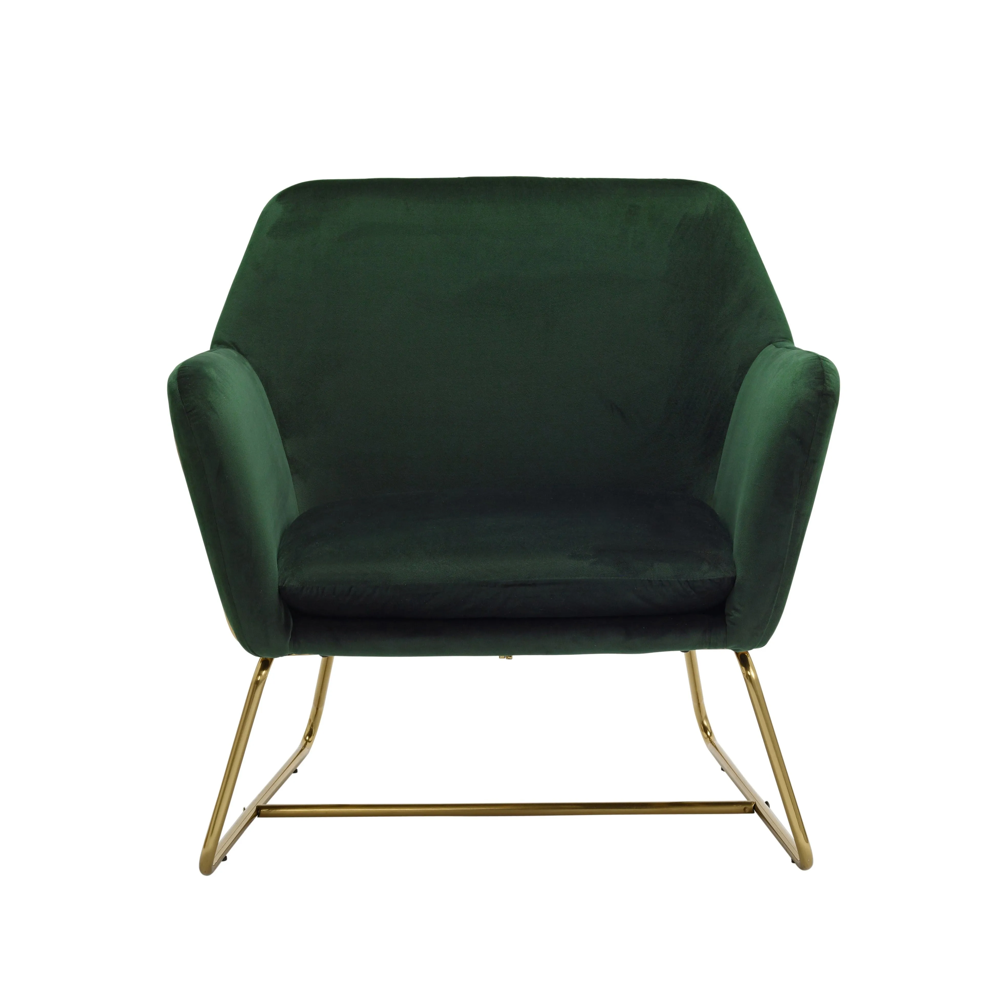 Charles Velvet Contemporary Armchair