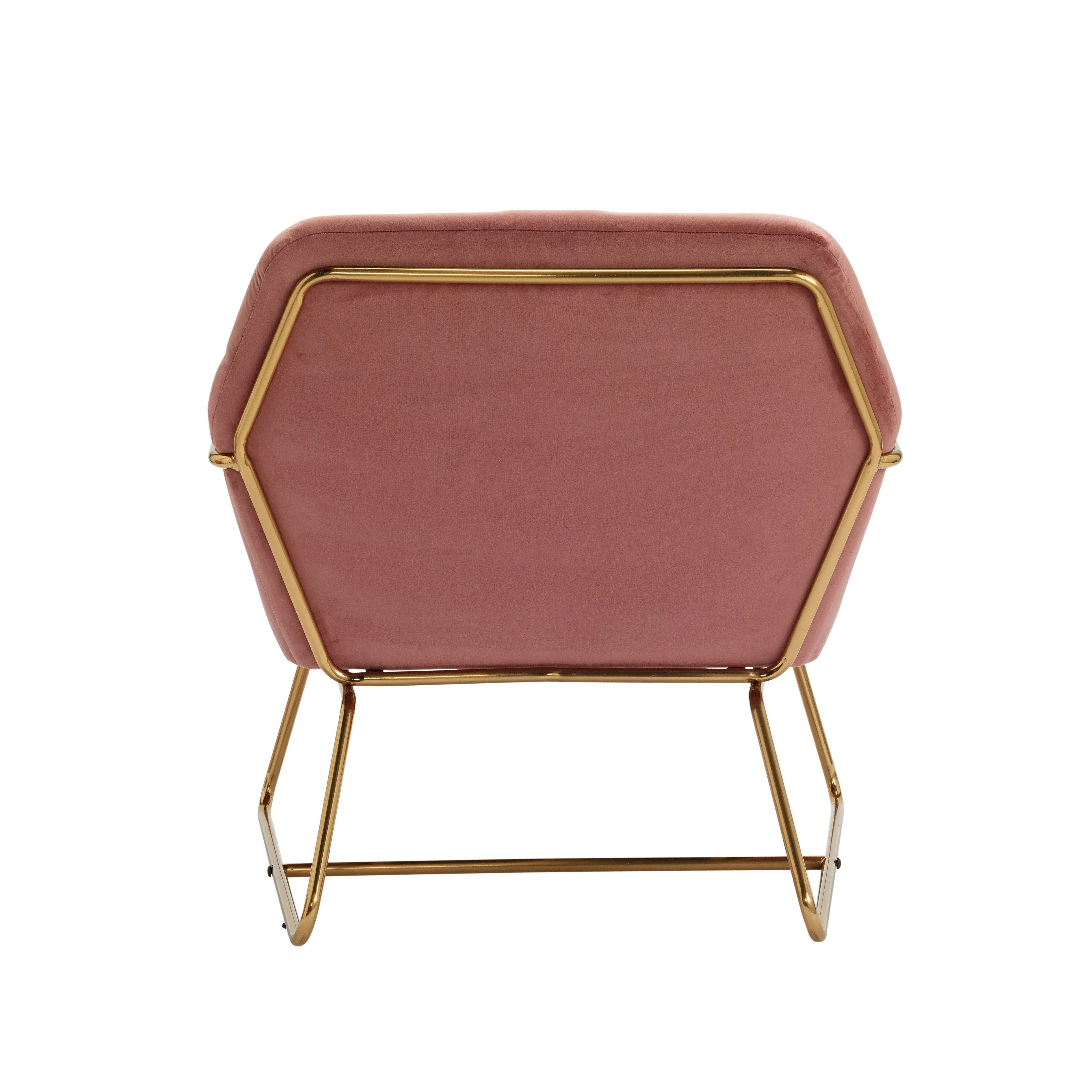 Charles Velvet Contemporary Armchair