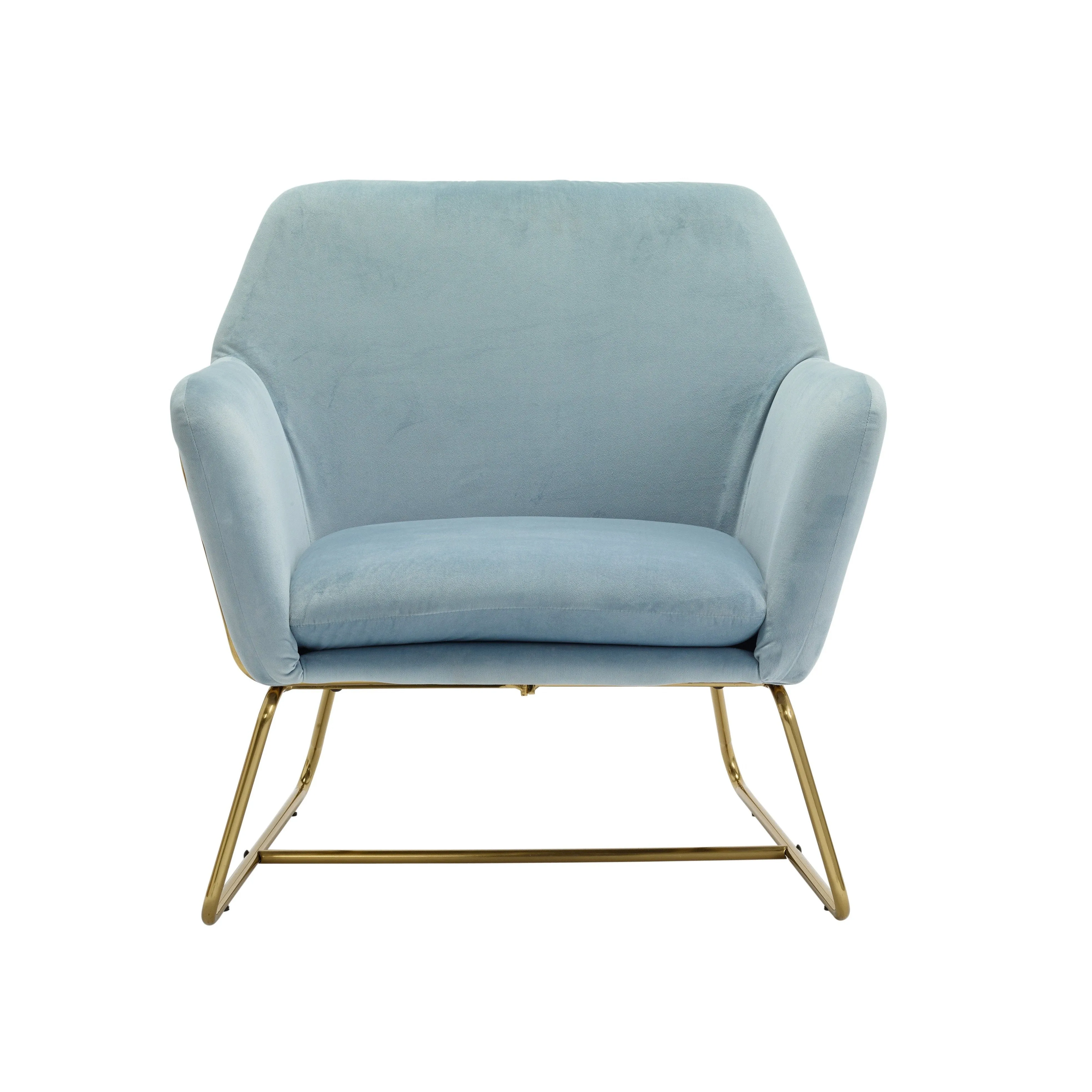 Charles Velvet Contemporary Armchair