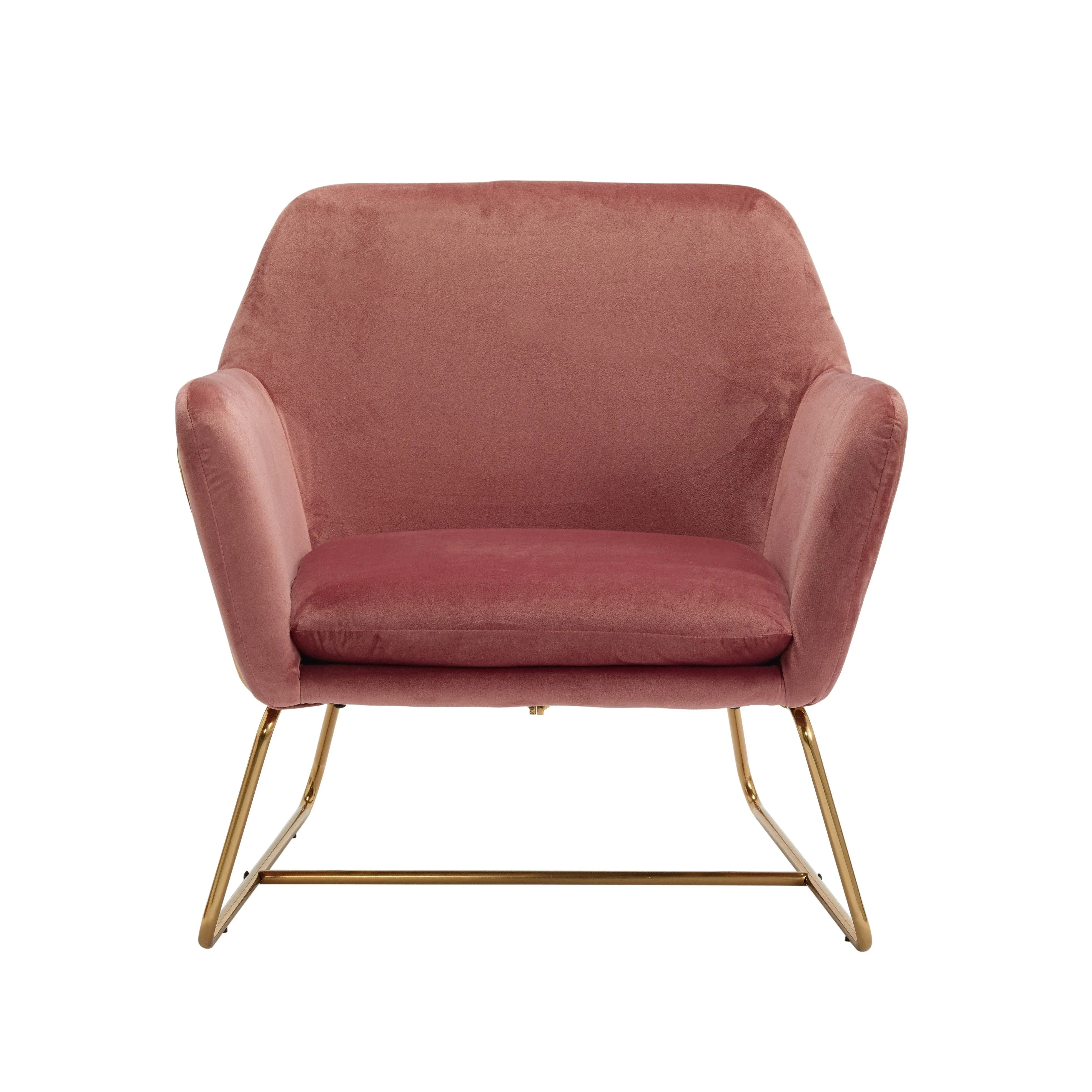 Charles Velvet Contemporary Armchair