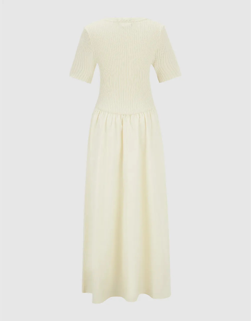 Crew Neck Knitted Dress