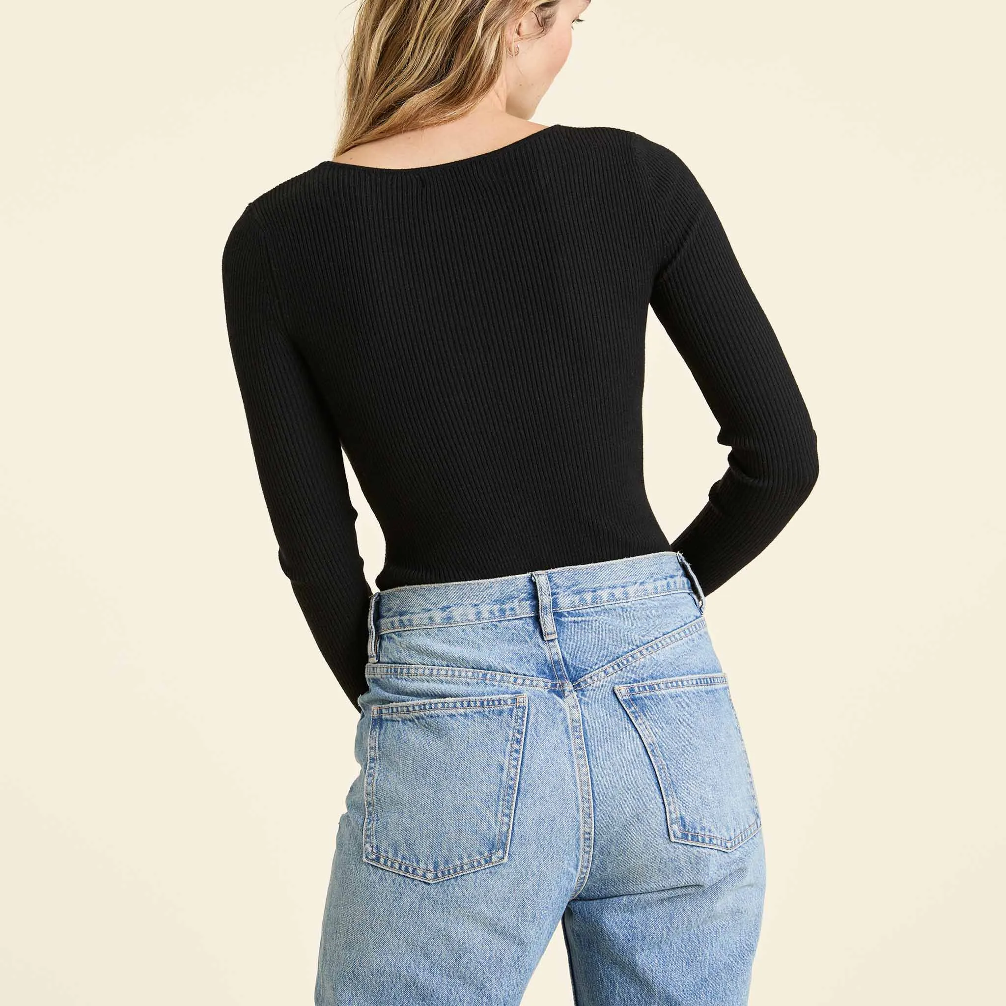 Crewneck Sweater Bodysuit