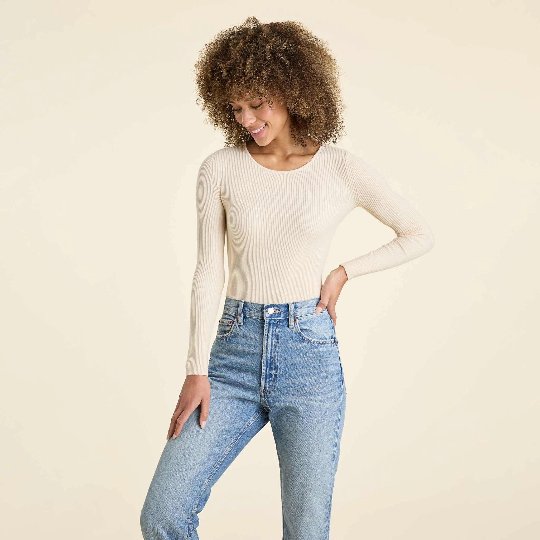 Crewneck Sweater Bodysuit