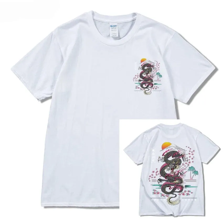 Dragon T Shirt Tokyo Japanese Tanjirou Kamado Tee Shirt Men