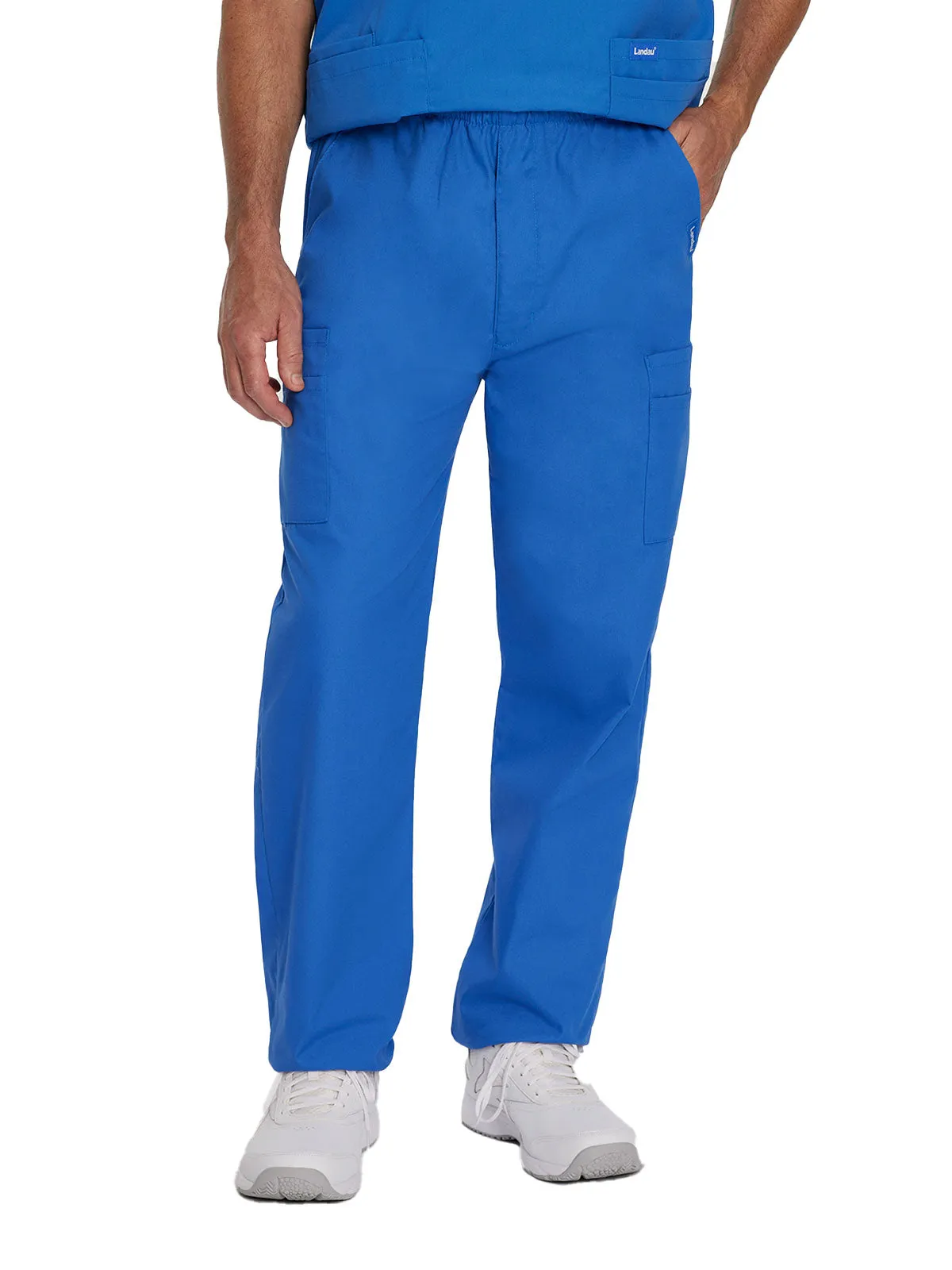Essentials - Men's Straight-Leg Cargo Scrub Pants [2]