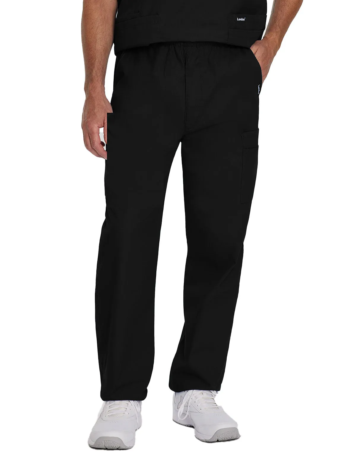 Essentials - Men's Straight-Leg Cargo Scrub Pants [2]