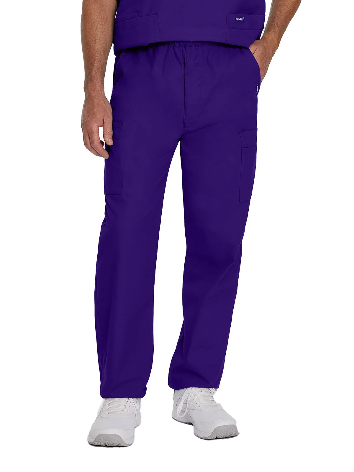 Essentials - Men's Straight-Leg Cargo Scrub Pants [2]