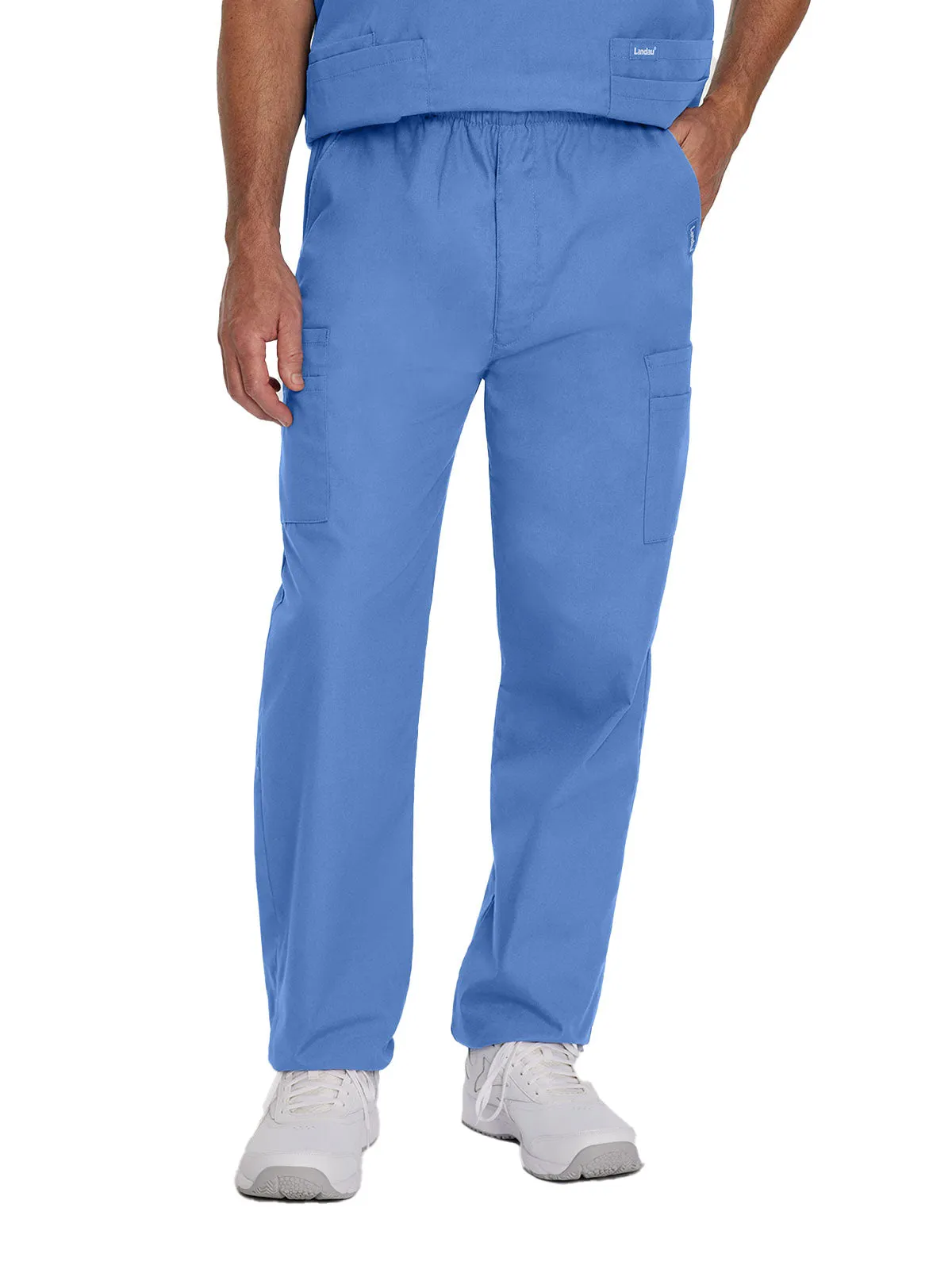 Essentials - Men's Straight-Leg Cargo Scrub Pants [2]