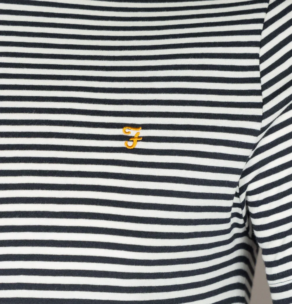 Farah Daytona Striped T-Shirt True Navy