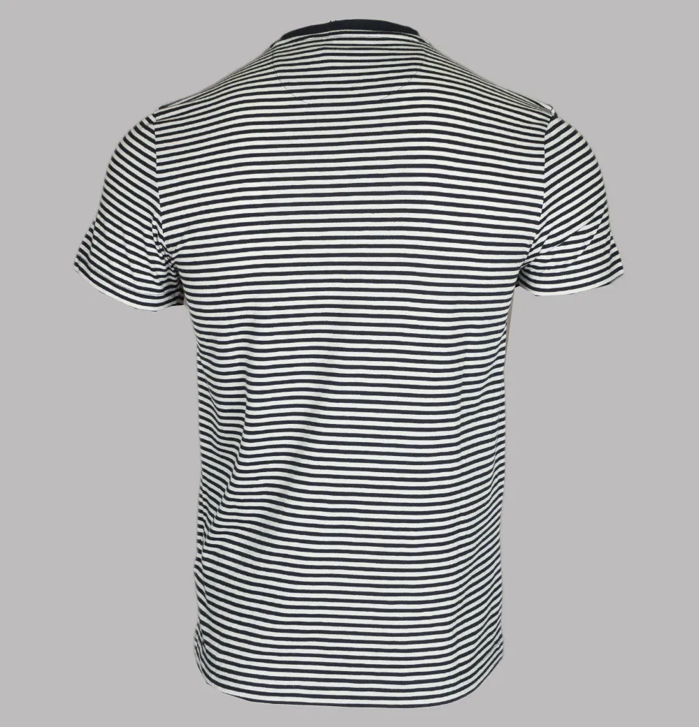 Farah Daytona Striped T-Shirt True Navy
