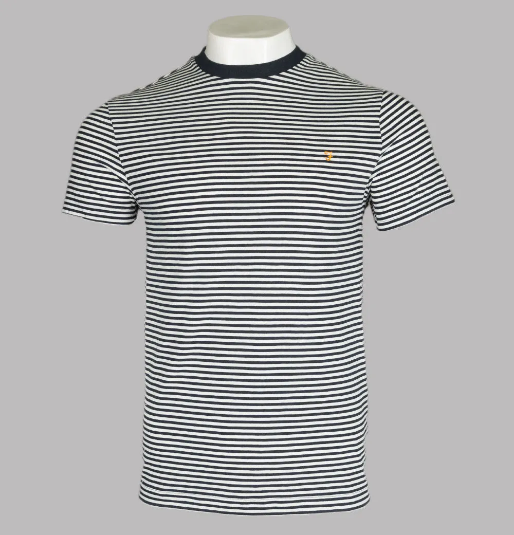 Farah Daytona Striped T-Shirt True Navy
