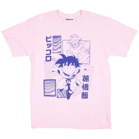 Gohan and Piccolo Pink Tee