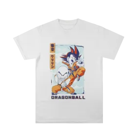 Goku & Krillin White Tee