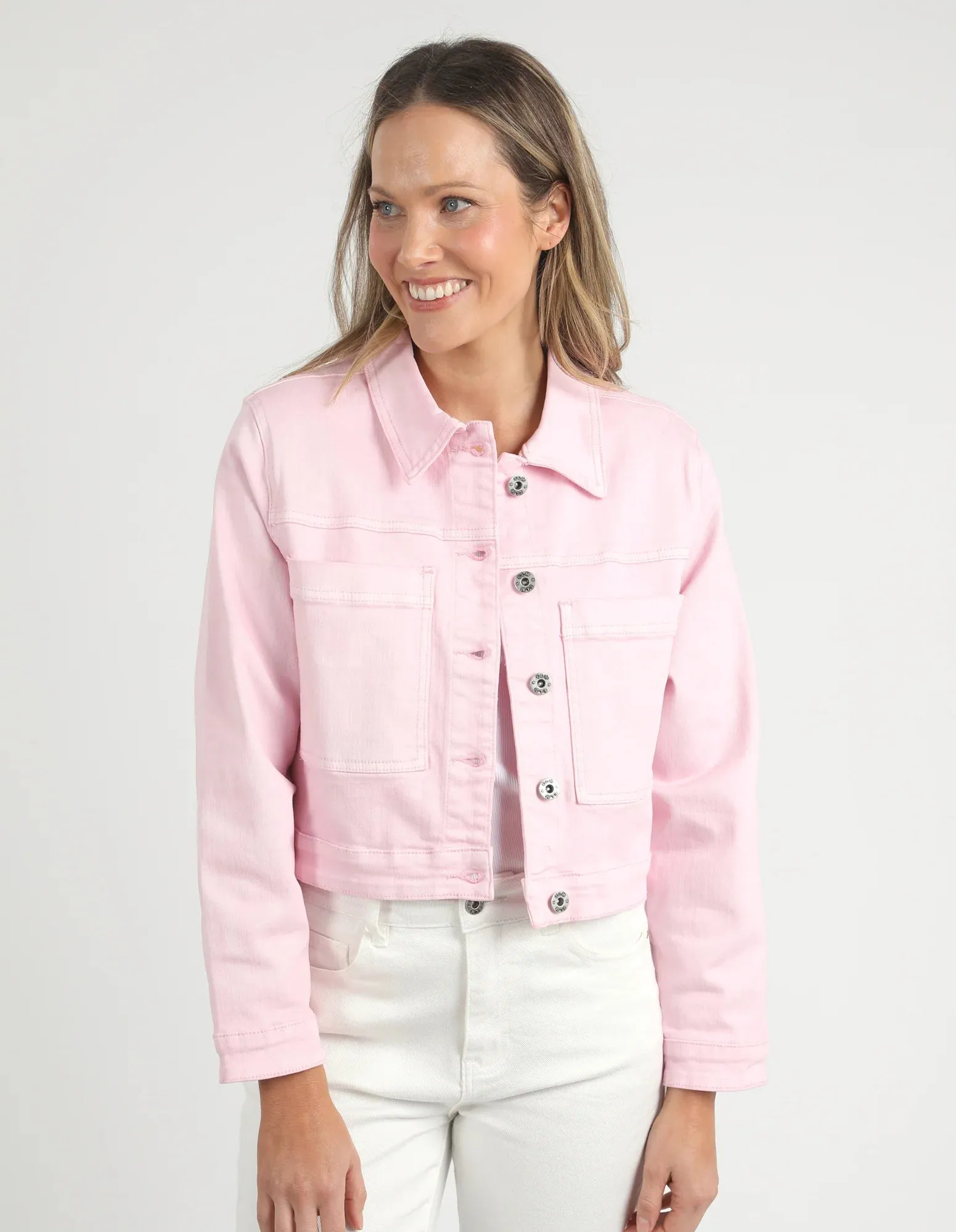 Hazel Denim Jacket Pinkaboo