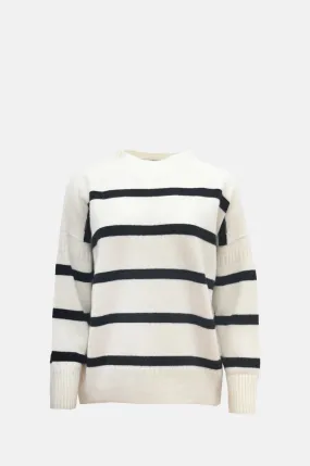 Heriot-Stripe Off White/Black