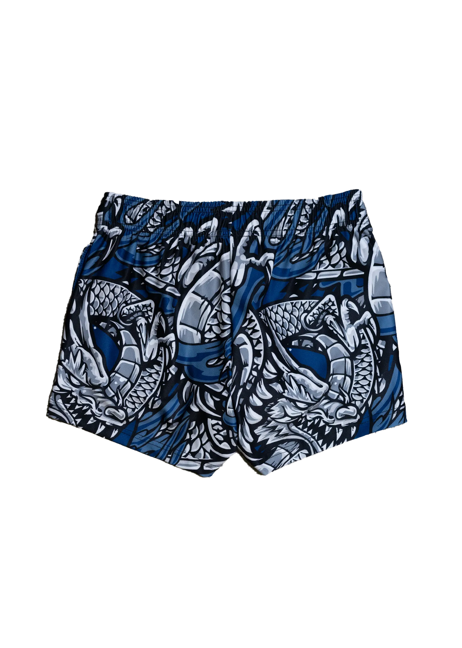 Iron Dragon Women's Gym Short (3" Inseam) - Blue