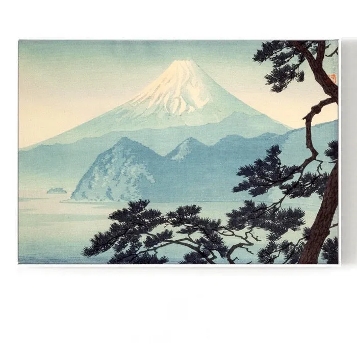 Japanese Mount Fuji Wall Art With Frame