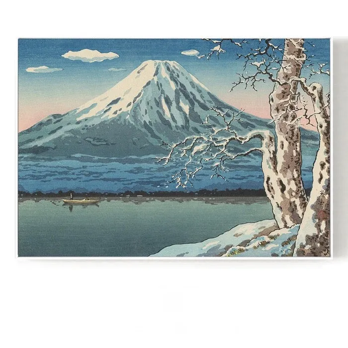 Japanese Mount Fuji Wall Art With Frame