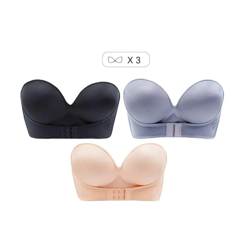 Lift Up Invisible Bra - Strapless 3 Pack!