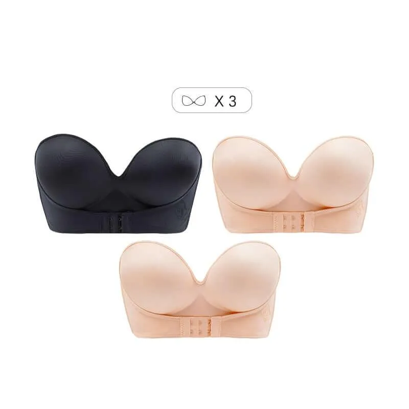 Lift Up Invisible Bra - Strapless 3 Pack!