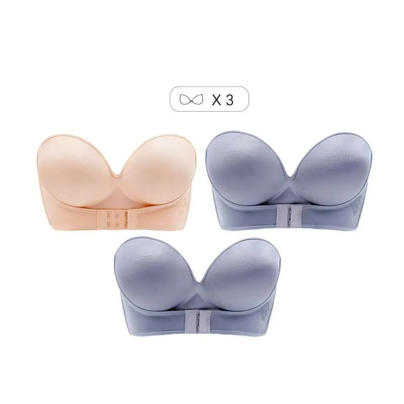 Lift Up Invisible Bra - Strapless 3 Pack!