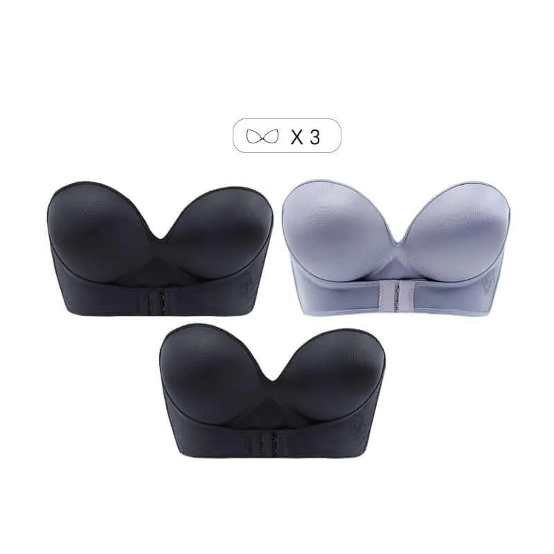Lift Up Invisible Bra - Strapless 3 Pack!