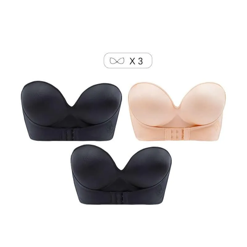 Lift Up Invisible Bra - Strapless 3 Pack!