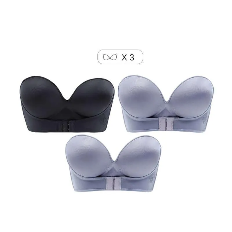 Lift Up Invisible Bra - Strapless 3 Pack!