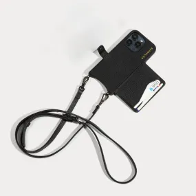 Mila MagSafe Charging Crossbody Bandolier - Black/Pewter