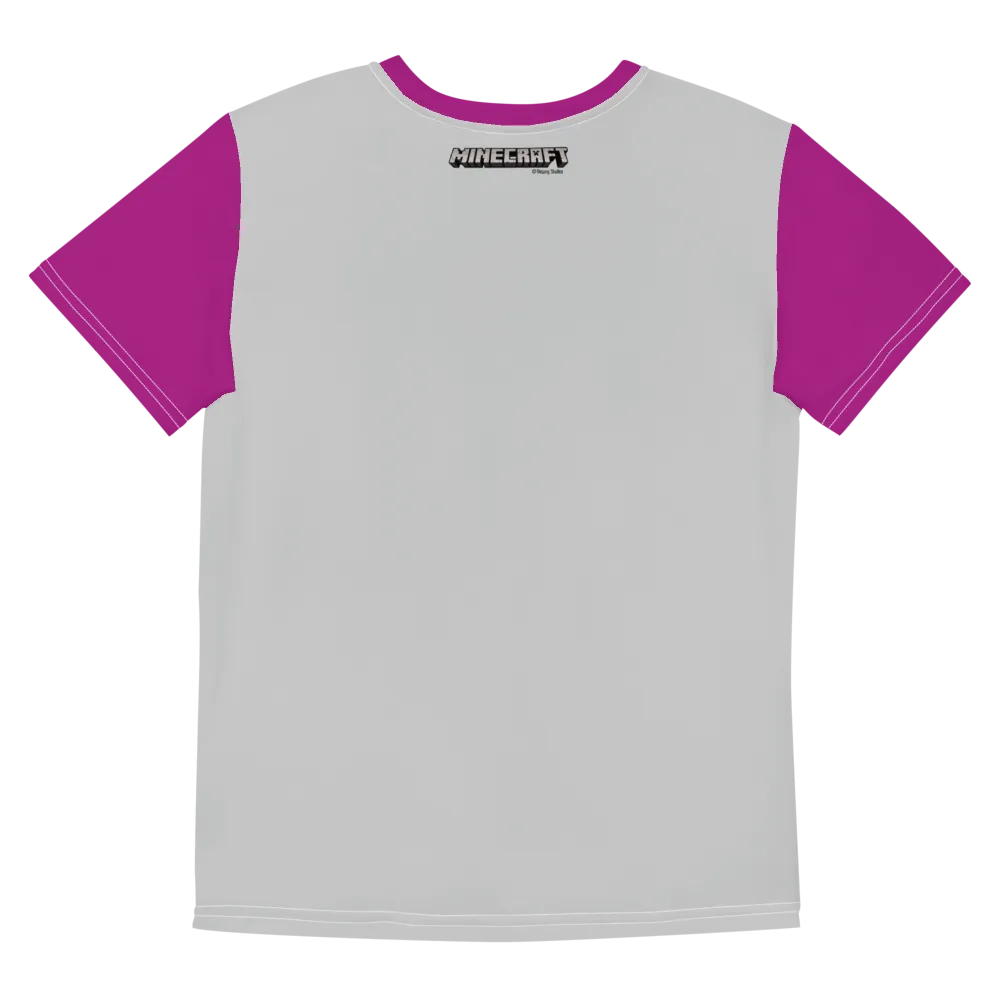 Minecraft Ender Dragon Kids Short Sleeve T-Shirt