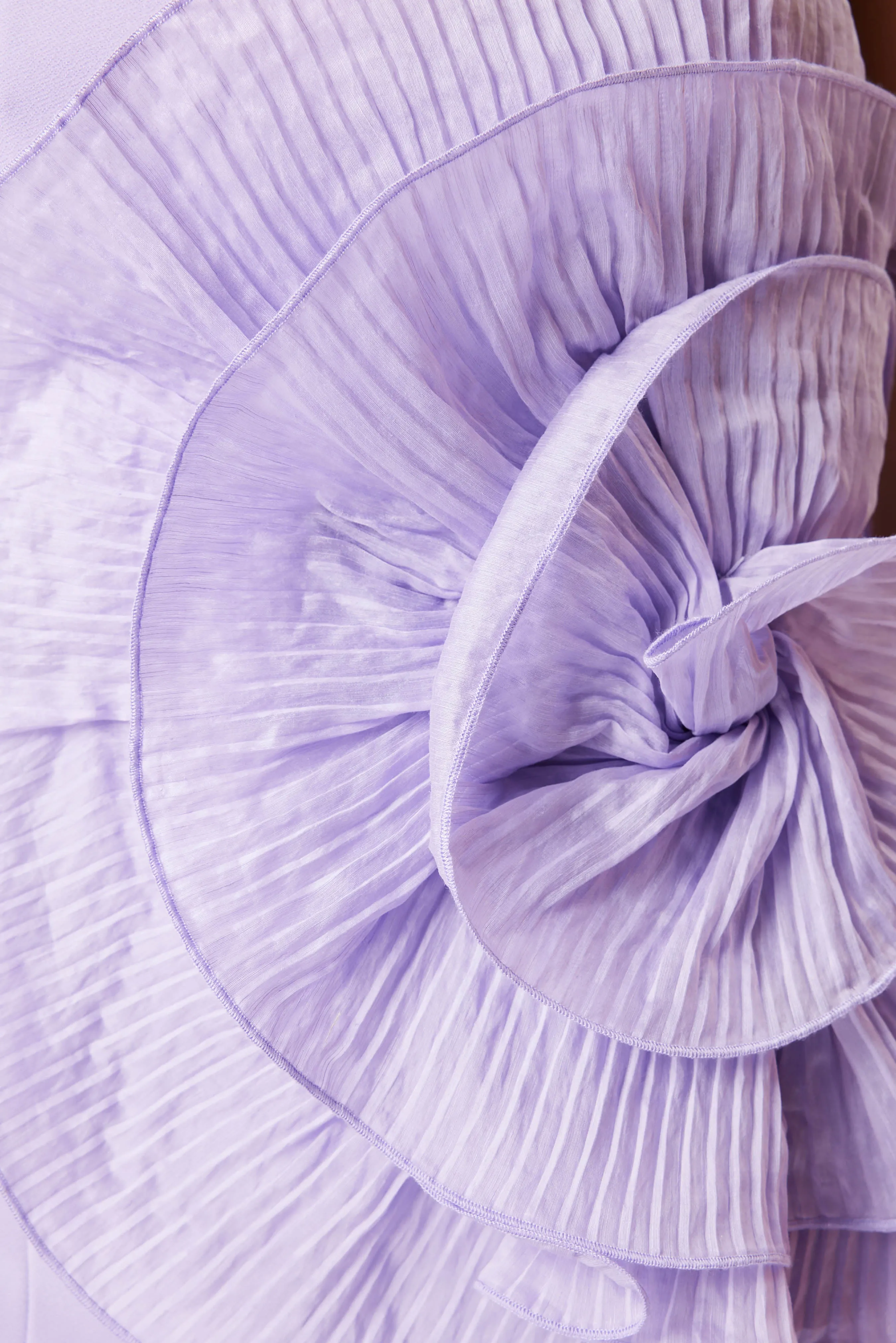 OMR x ELLIATT: Peacock Floral Mini Dress In Purple