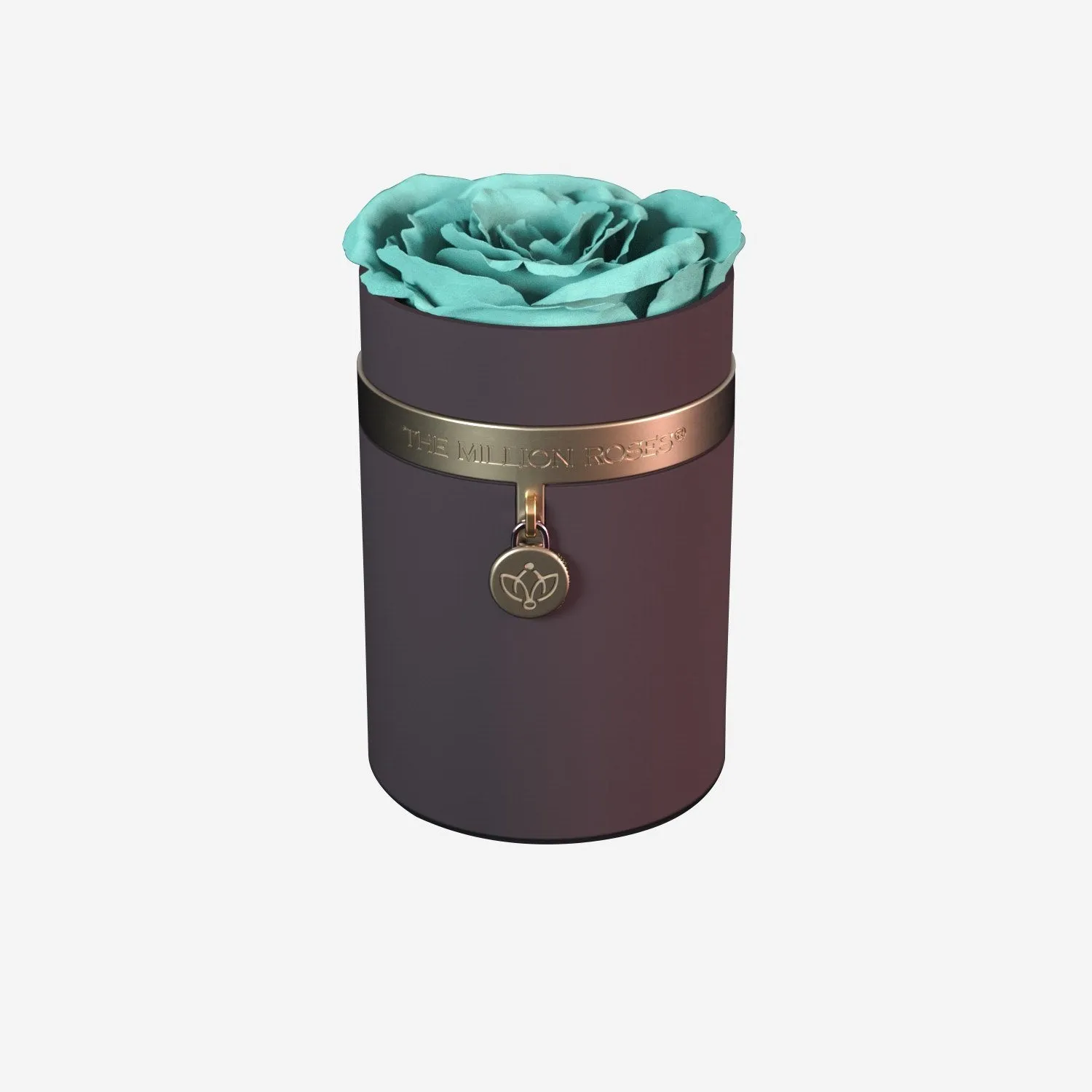 One in a Million™ Round Coffee Box | Charm Edition | Turquoise Rose