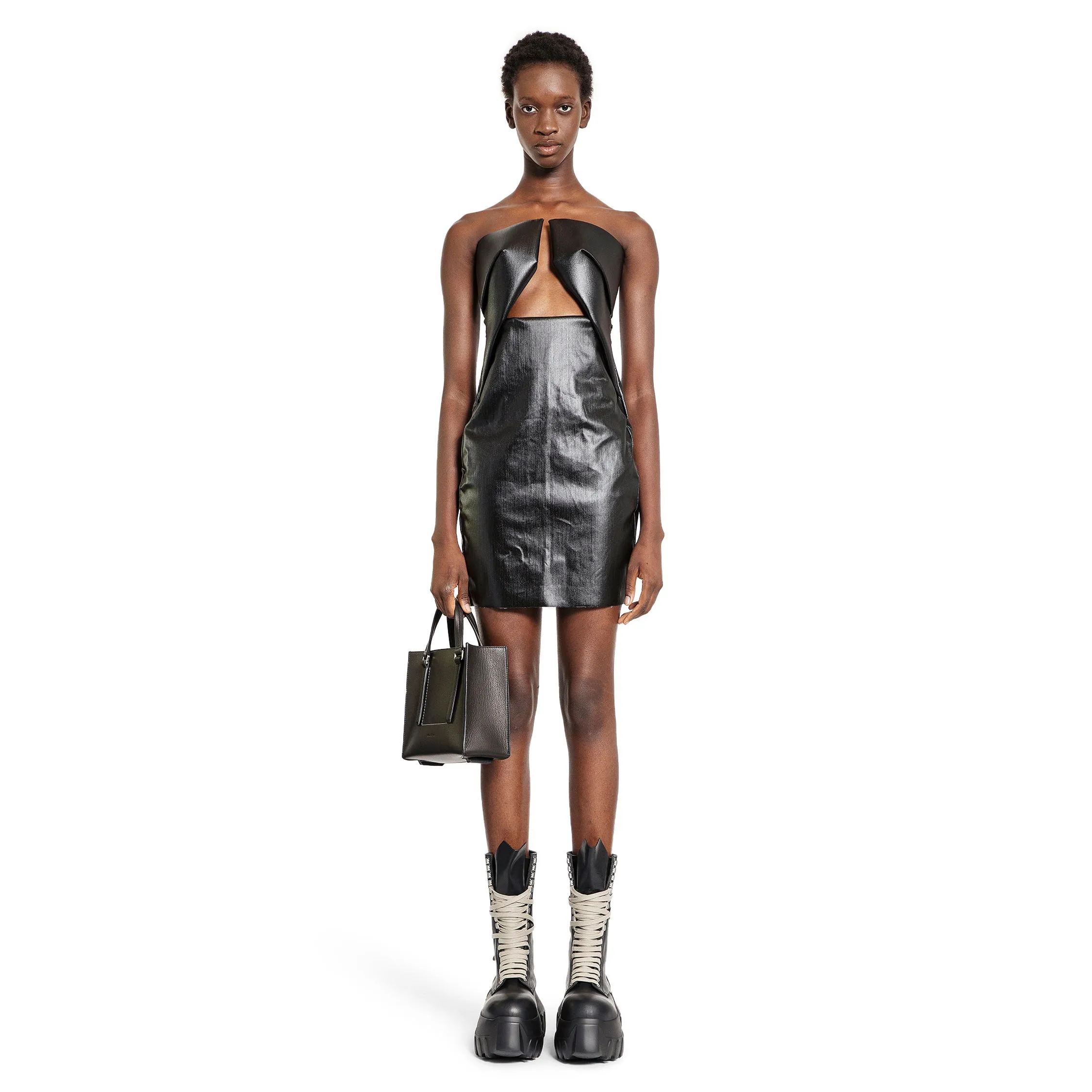 RICK OWENS WOMAN BLACK DRESSES