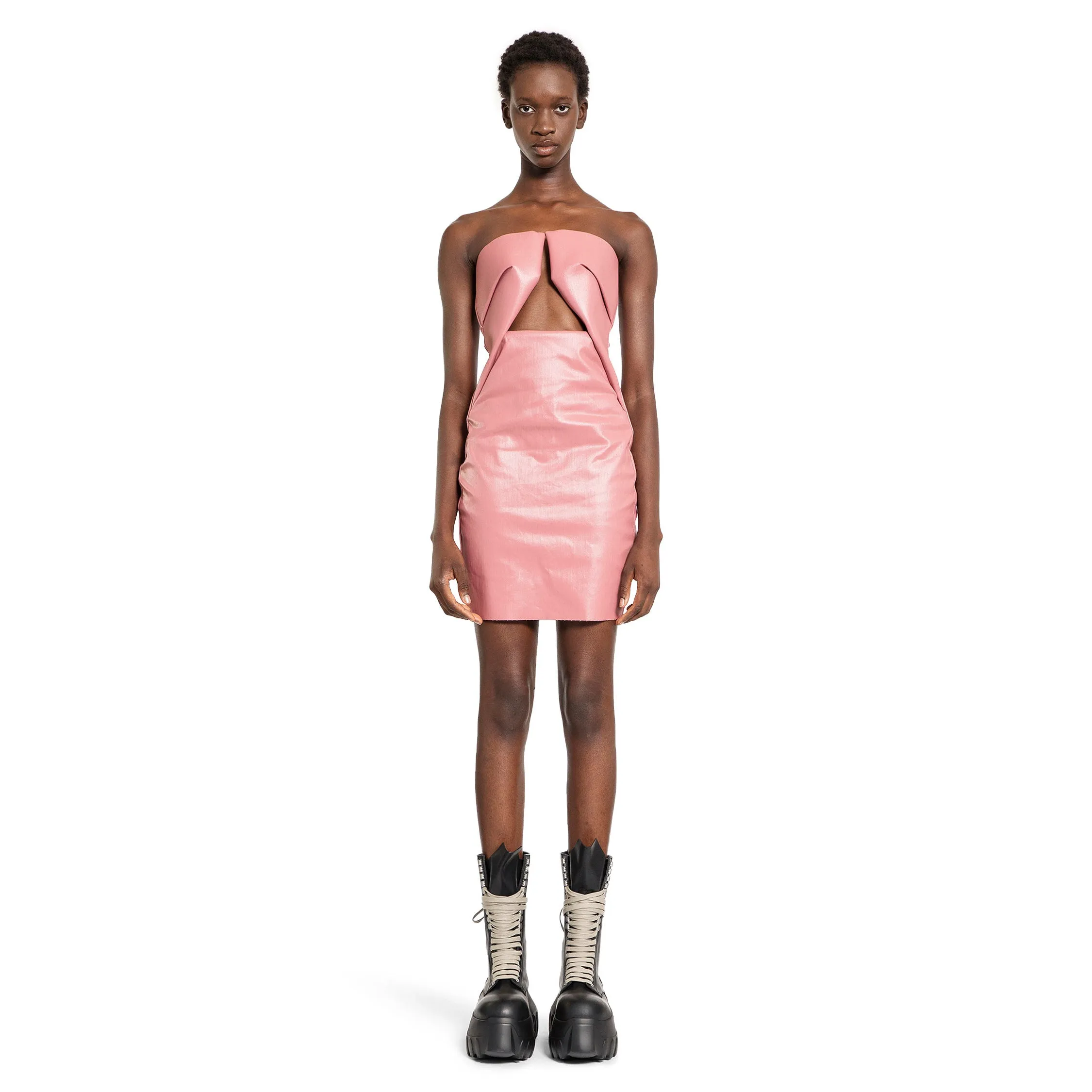 RICK OWENS WOMAN PINK DRESSES