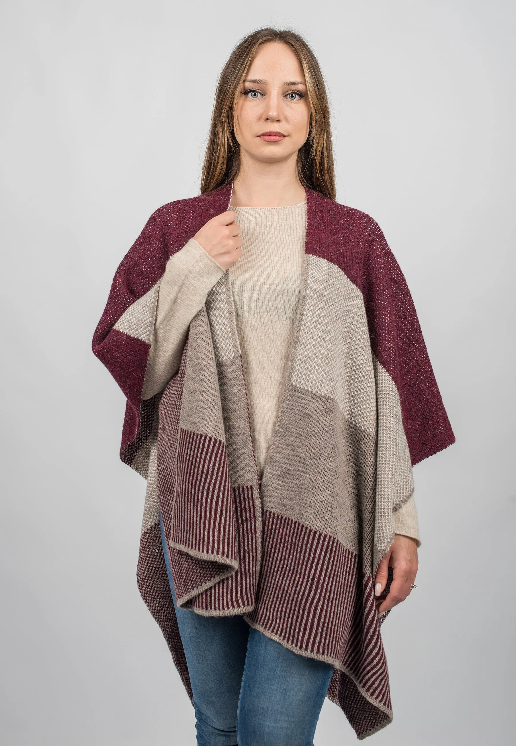 Striped cape