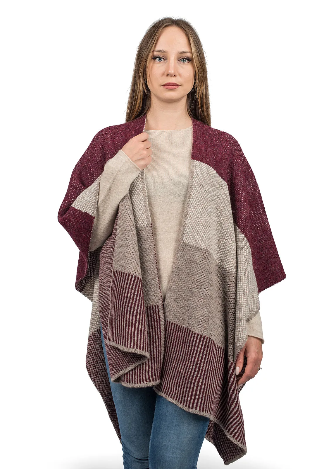 Striped cape