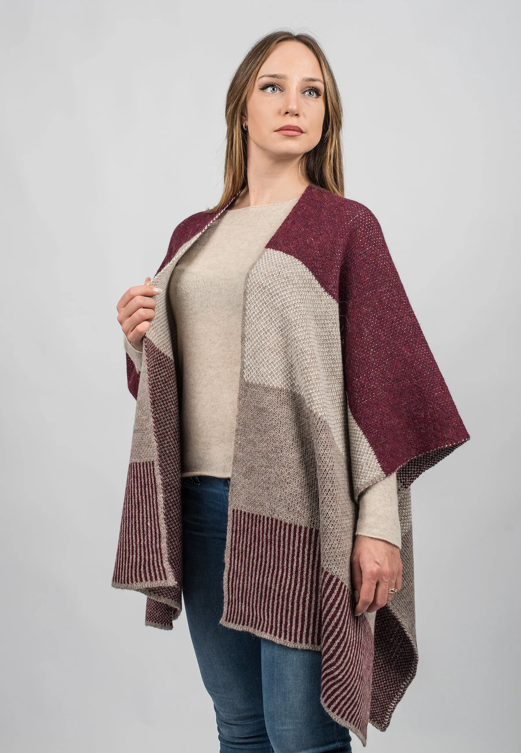 Striped cape