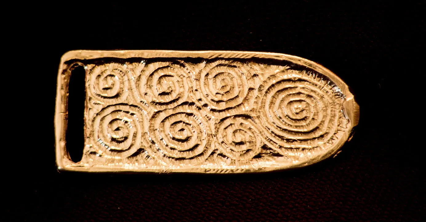 Viking Dragon Head Belt Tip, 5" - B19L