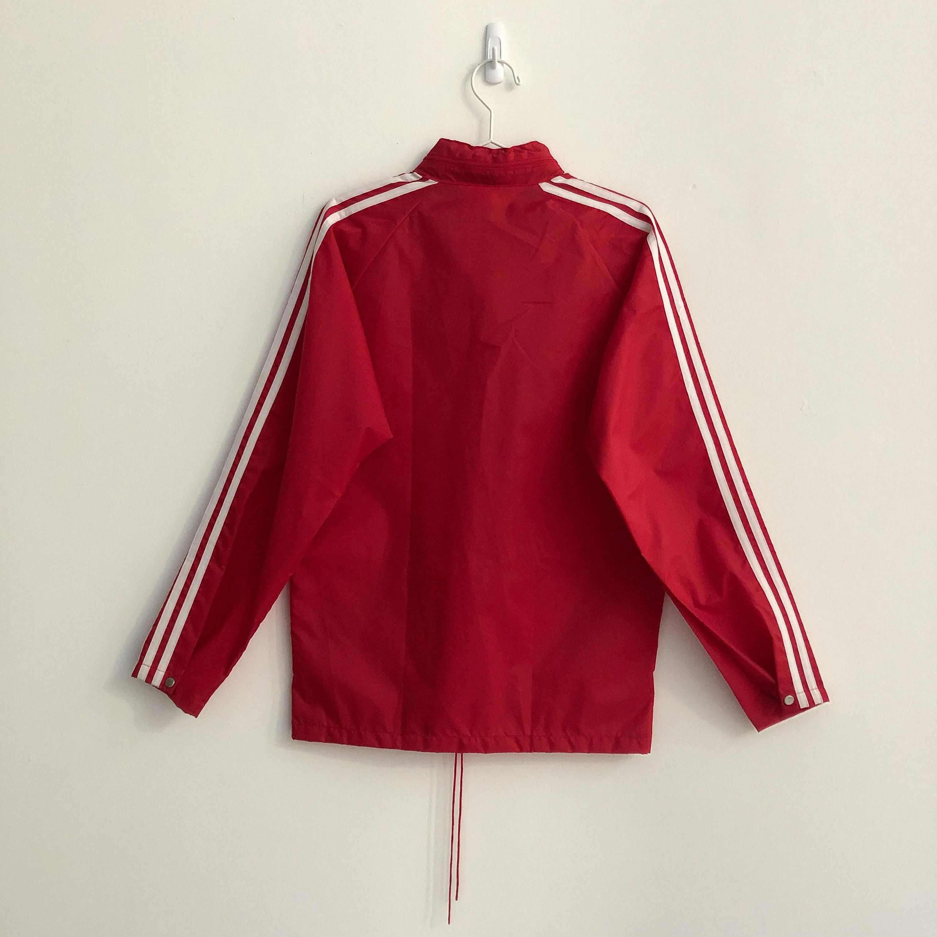 Vintage Adidas Three-Stripe Windbreaker