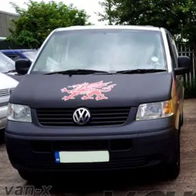 VW T5 Bonnet Bra / Cover Welsh Dragon