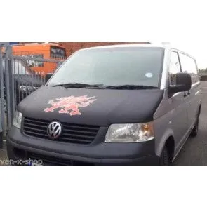 VW T5 Bonnet Bra / Cover Welsh Dragon