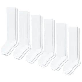 White EasyStretch™ Diabetic Socks Bundle 6-Pack